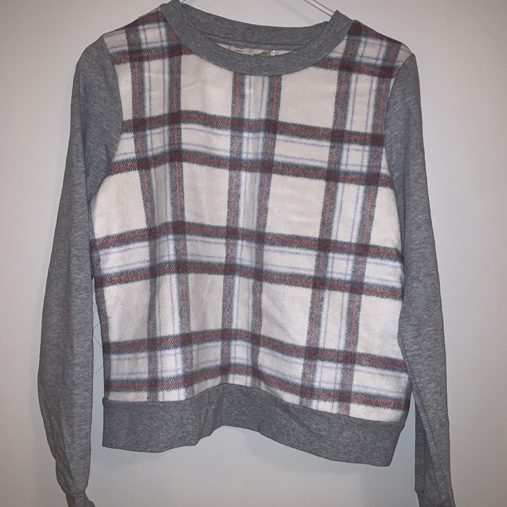 SATURDAY SUNDAY plaid crewneck pullover